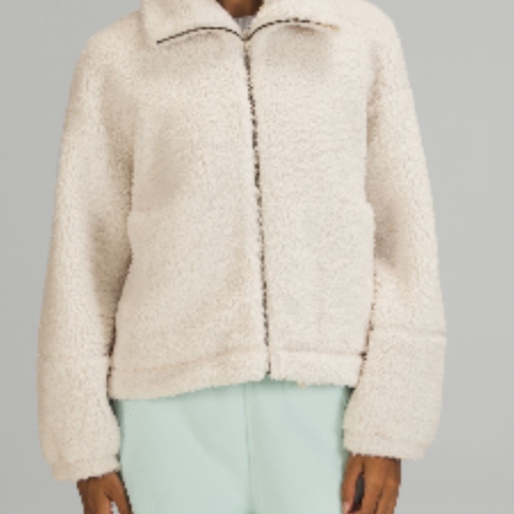 lululemon athletica Cream Teddy Jacket